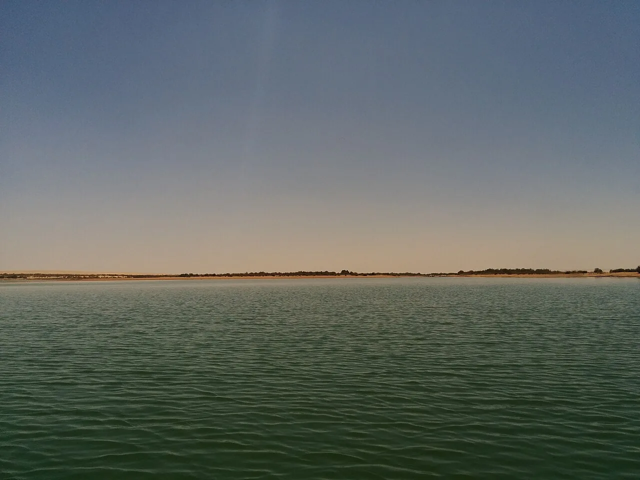 A lake at Wadi El Rayan in Fayoum