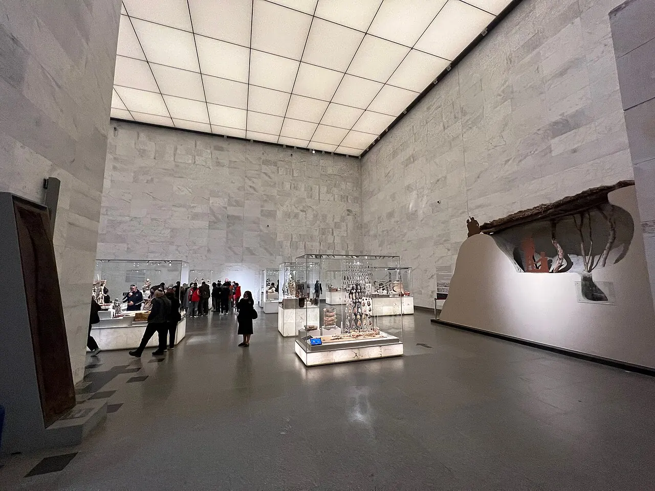 A gallery at the National Museum of Egyptian Civilization