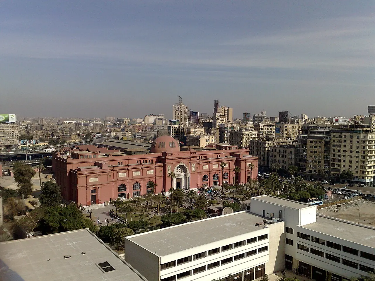 The Egyptian Museum on Tahrir Square in Cairo