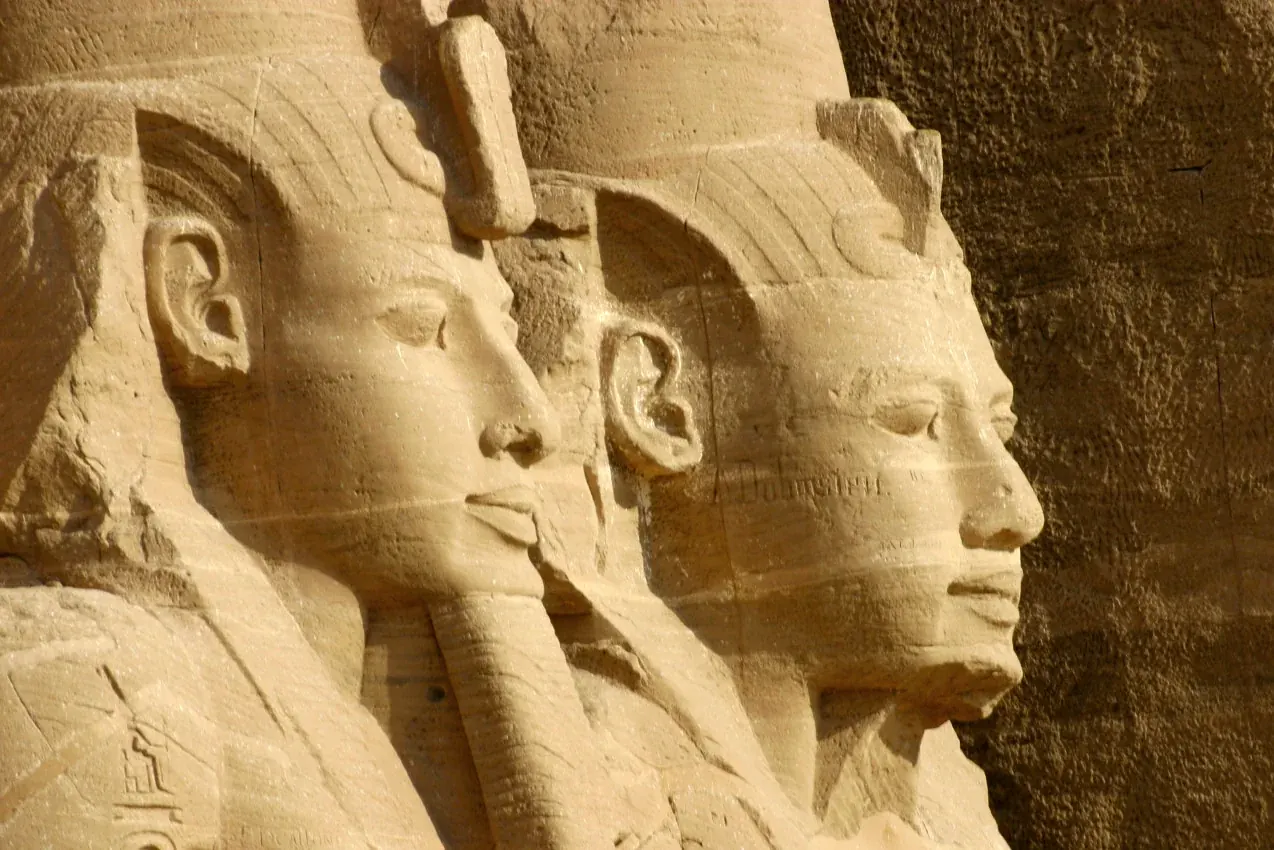 Colossal statues at Abu Simbel