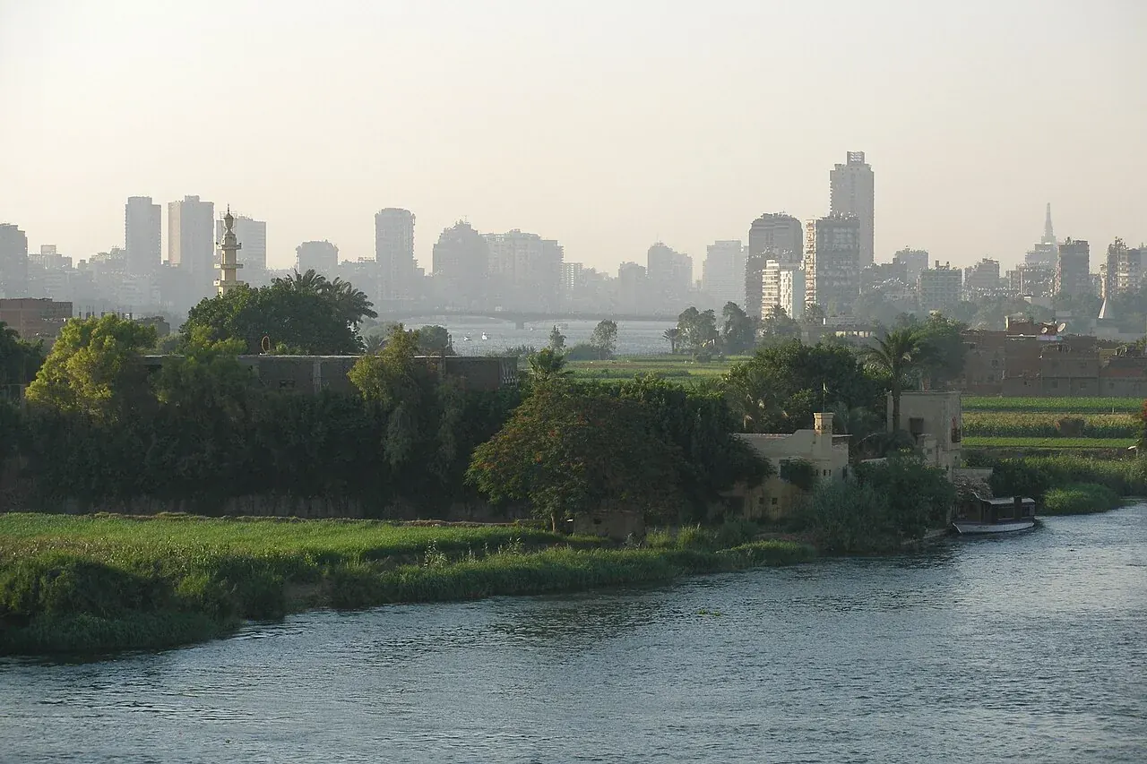 The Nile and Cairo skyline