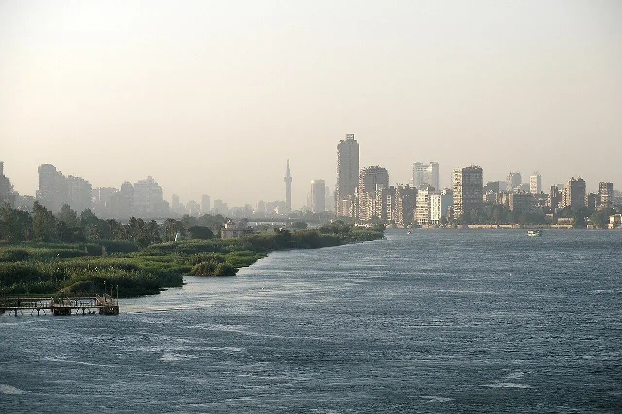 The Nile and Cairo skyline